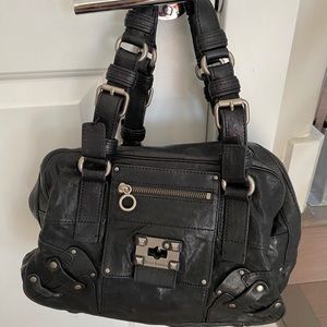 Juicy Couture Leather Satchel bag with studs